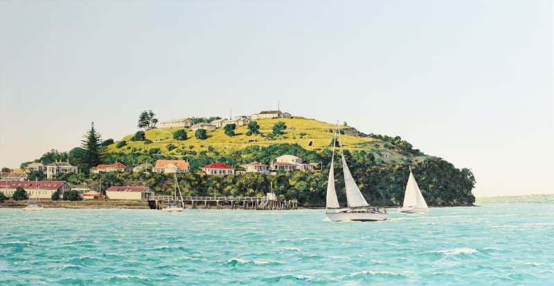 Justin Boroughs, North Head in a Stiff Southerly, 2023