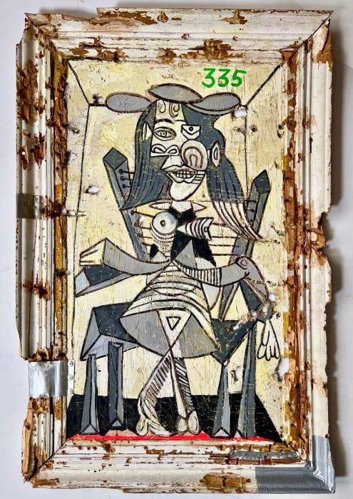 Joris Ghilini, Seated woman, 2025