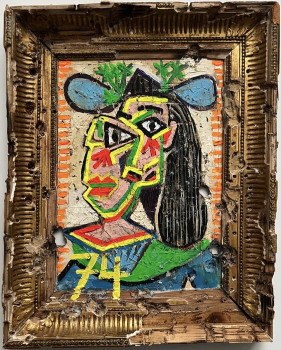 Joris Ghilini, Head of a woman 74, 2025