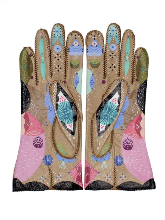 Bunnie Reiss, Cosmic Animal Gloves, Version 3, 2020
