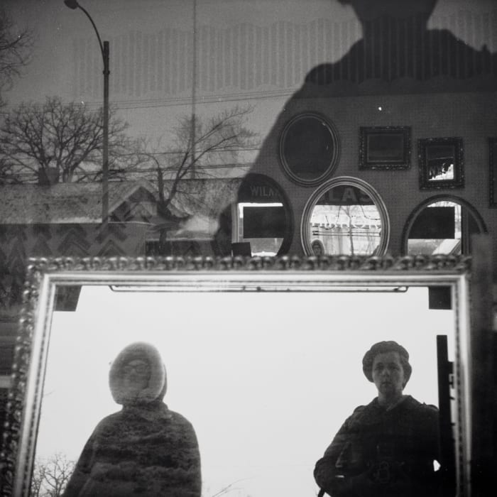 Vivian Maier, Self-portrait, Chicago area, c., 1970 (click to enlarge)