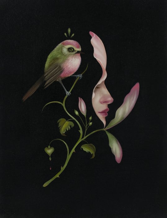 Jennybird Alcantara, Crowned Green-Cheeked Pretty Petal #11, 2020 - SOLD