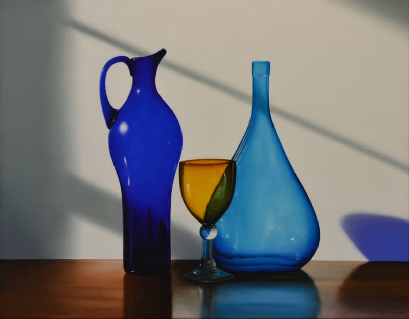 Michael Zigmond, Amber Blue (Bottles), 2011