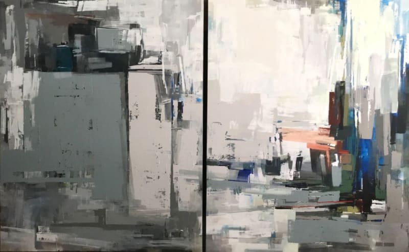 Ashley Sullivan, Taken with the Notion/Giving up the Notion (diptych), 2019