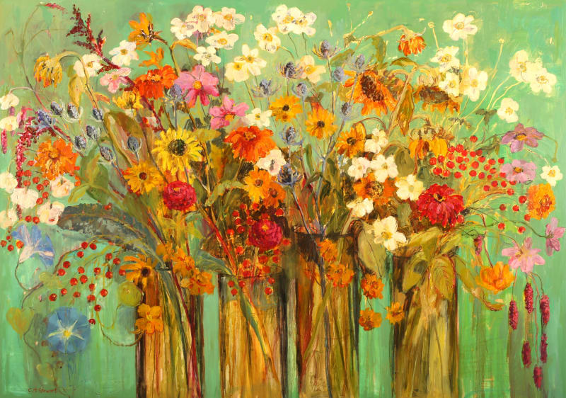 Carol Stewart, 1342 Anemones, Thistles, Rosehips, 2013