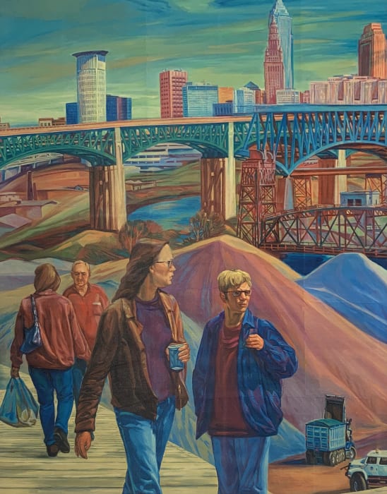 Phyllis Seltzer, Cuyahoga Riverview 2 (right panel)