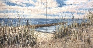 Kirsten Bowen, No Worries (In Hand) diptych, 2024