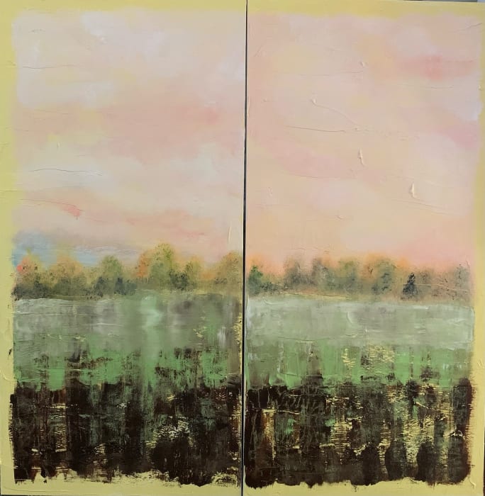 Tammy Kushnir, In The Early Morning Hours (Diptych), 2022
