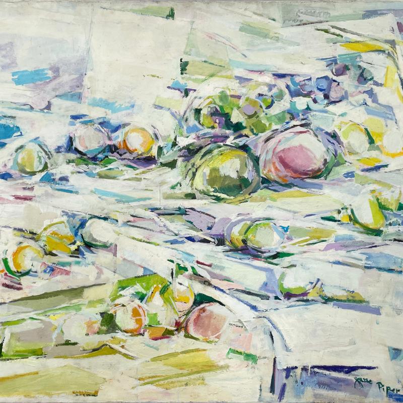 Jane Piper, Summer Fruit, Still Life, 1965