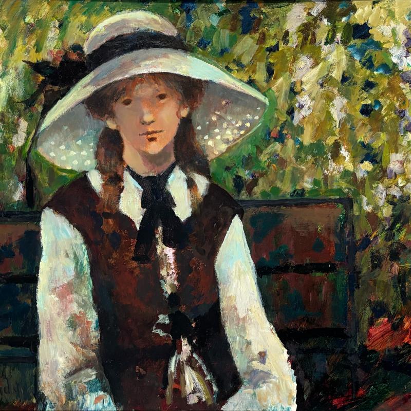 Donald R. Purdy, Girl With Hat, 1999