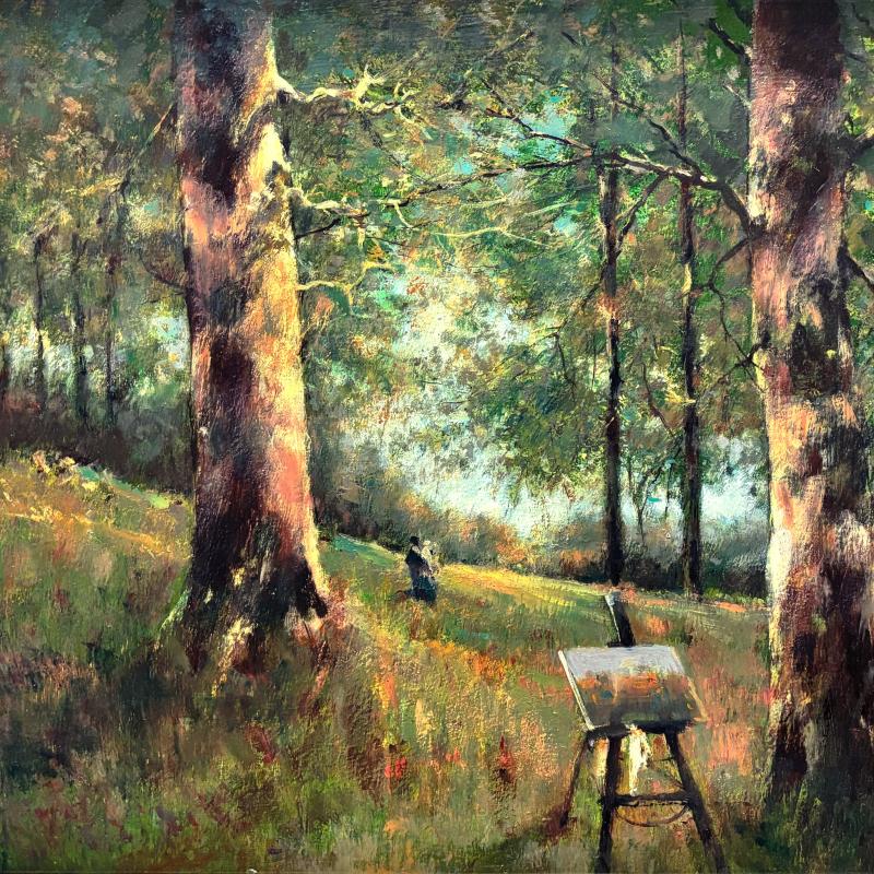 Donald R. Purdy, Painting in Plein Air, 1975