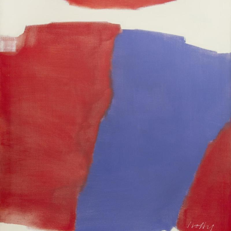 Carl Holty, Moving Red, 1963