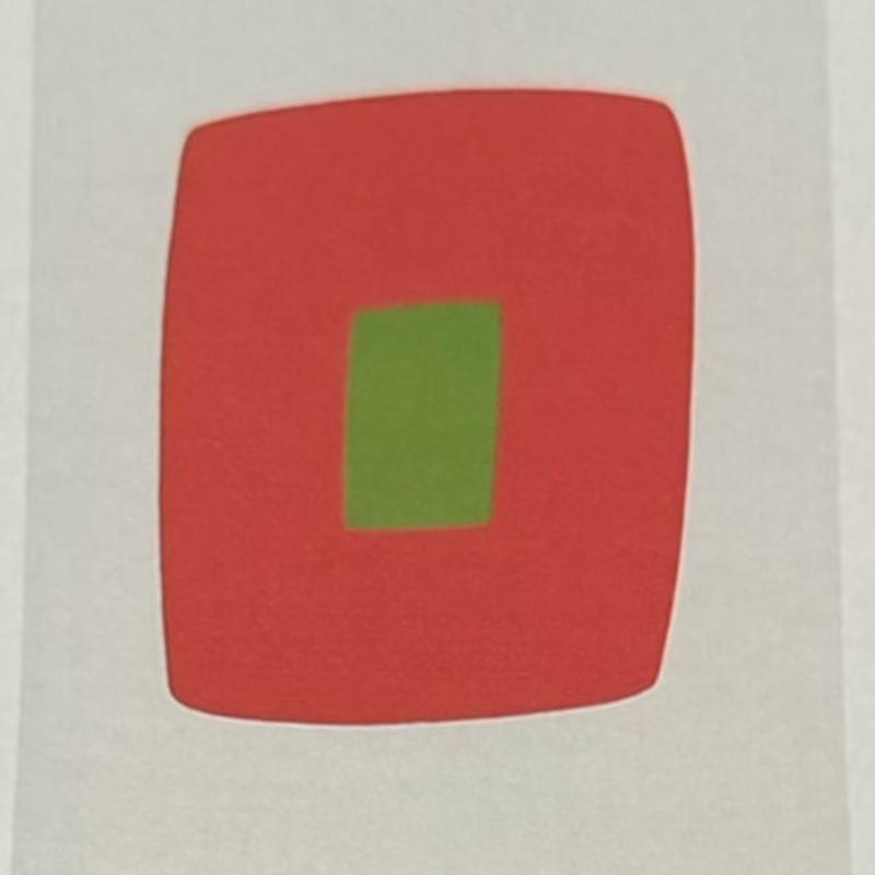 Elsworth Kelly, Orange with Green, 1964-65