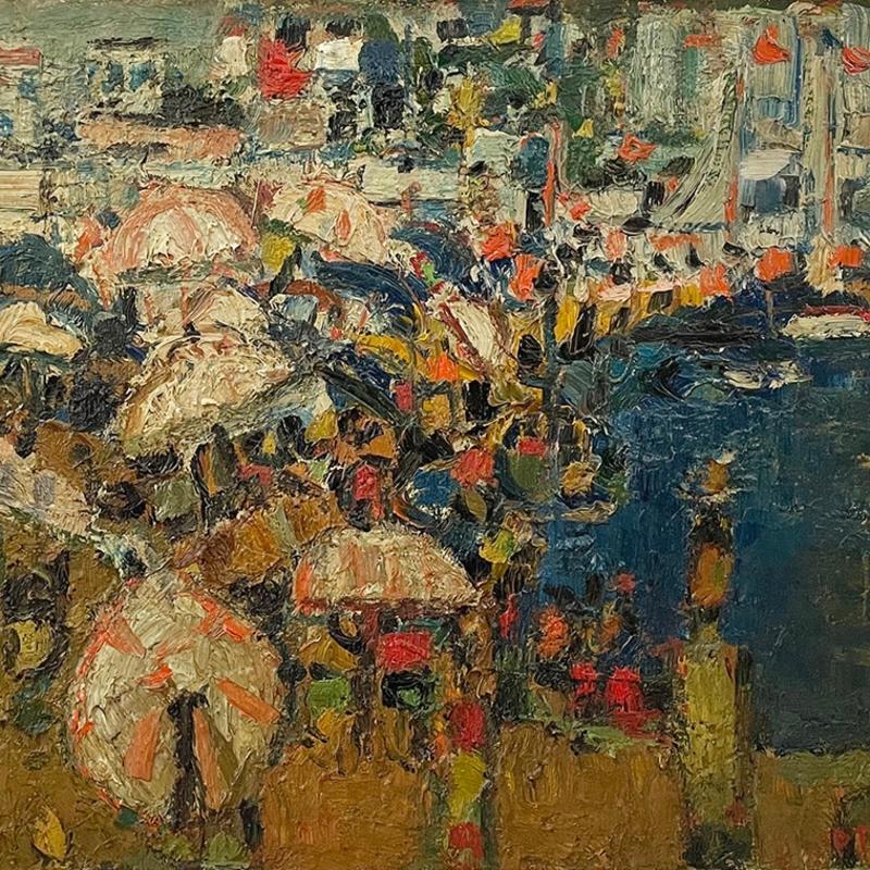 André Cottavoz, Les Parasols, 1954