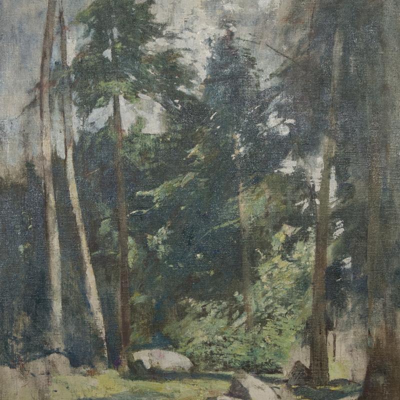Soren Emil Carlsen, Forest Clearing, c. 1931