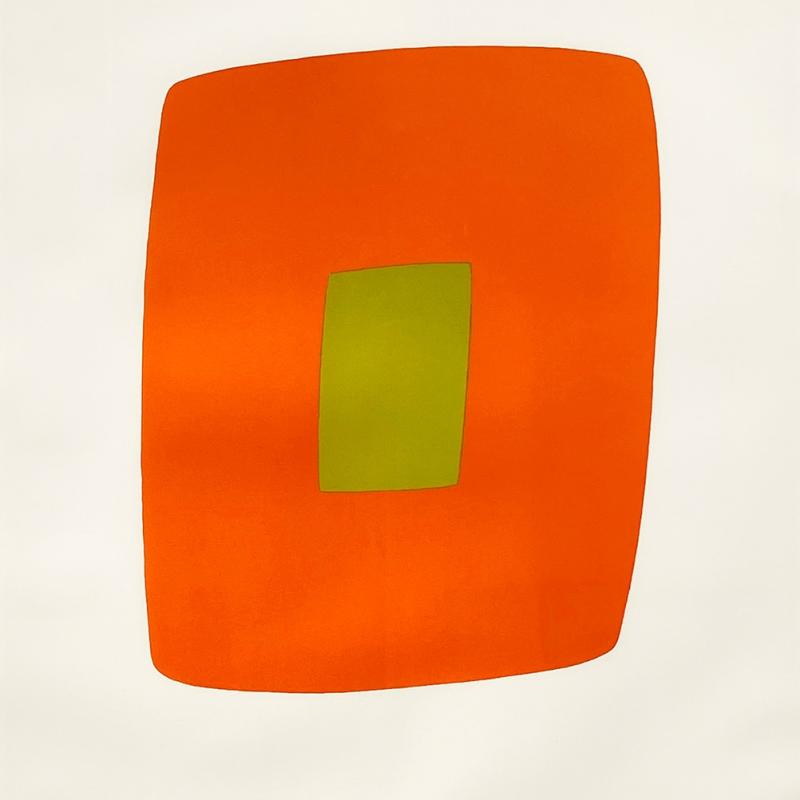 Elsworth Kelly, Orange with Green, 1964-65