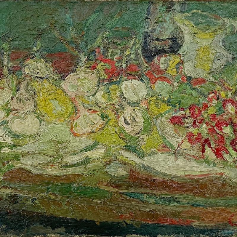 André Cottavoz, Nature Morte aux Radis, 1954-1955