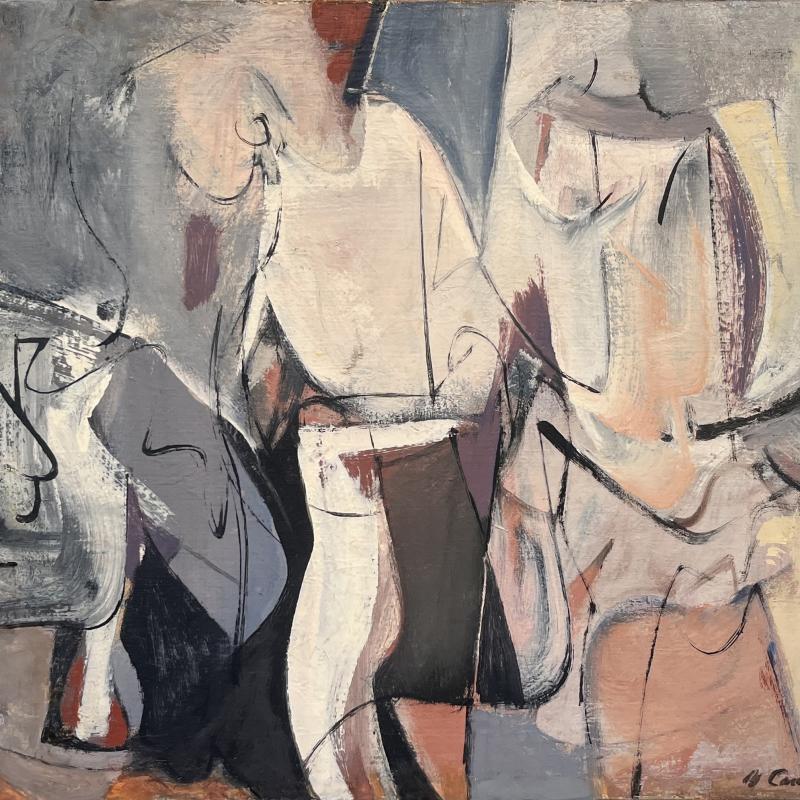 Nicolas Carone, Figure Abstraction, 1948
