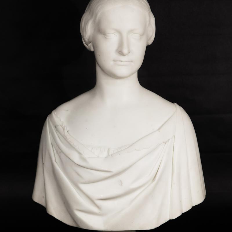 Erastus Dow Palmer, Bust of Elizabeth S. Plumb, 1851
