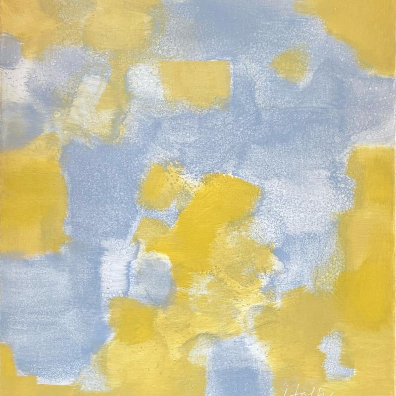 Carl Holty, Light Gray, Yellow, c. 1971