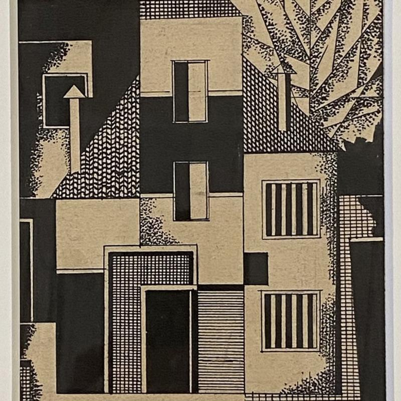 Carl Holty, Paris, House #1, 1930