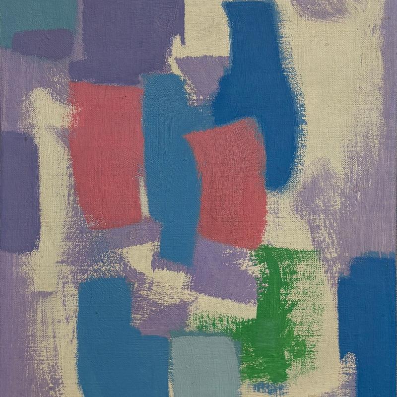 Carl Holty, Color Theory Red Blue White Green