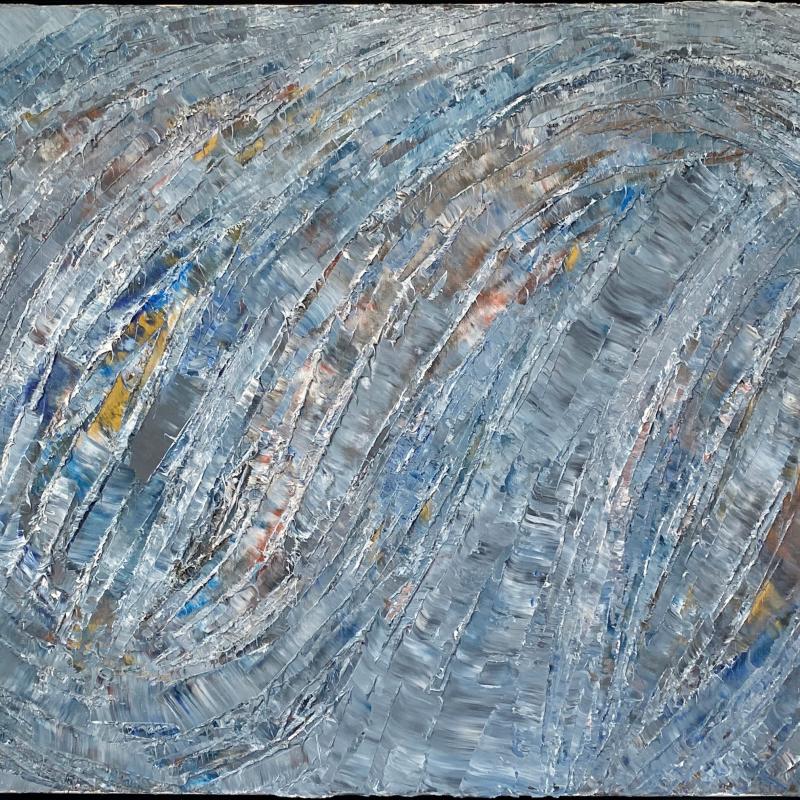 Jacques Germain, Composition Blue, 1977
