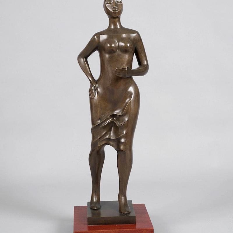Elizabeth Catlett, Stepping Out, 1987; cast 2000