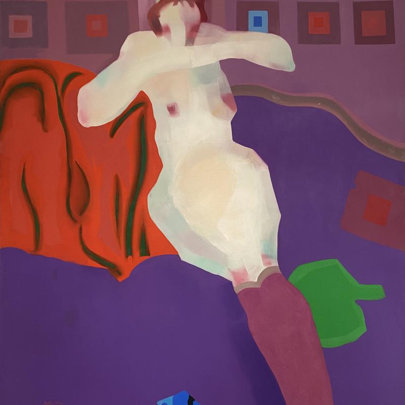 Ralph Della-Volpe, Figure in Purple Stockings, 1959-1960
