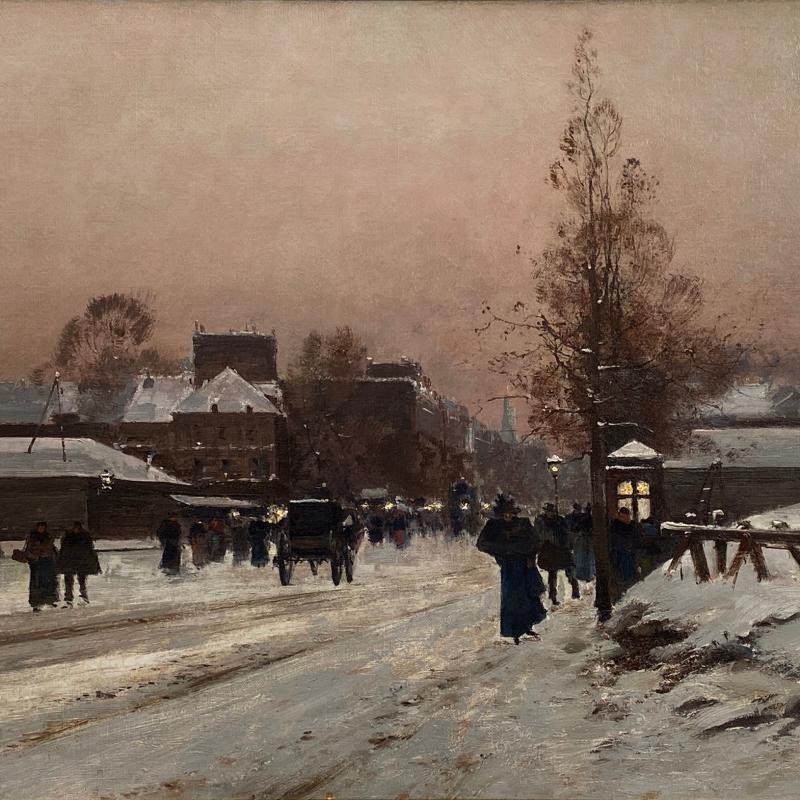 Eugene Galien-Laloue, Rue à Montmartre