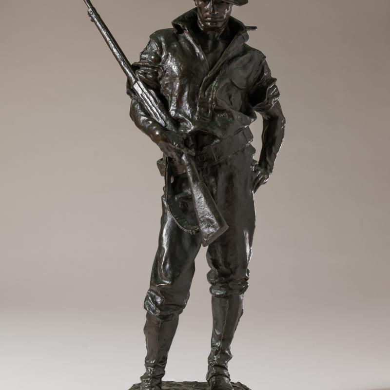 Allen George Newman, The Hiker, modeled 1904 and cast 1910