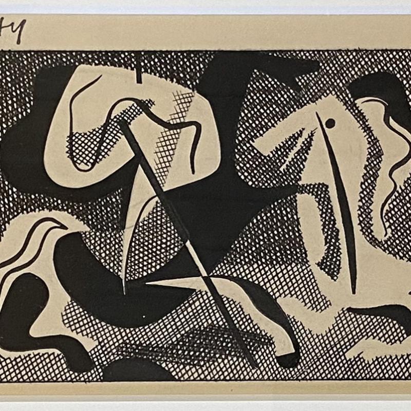 Carl Holty, Horses B Sketchbook 4, c. 1935