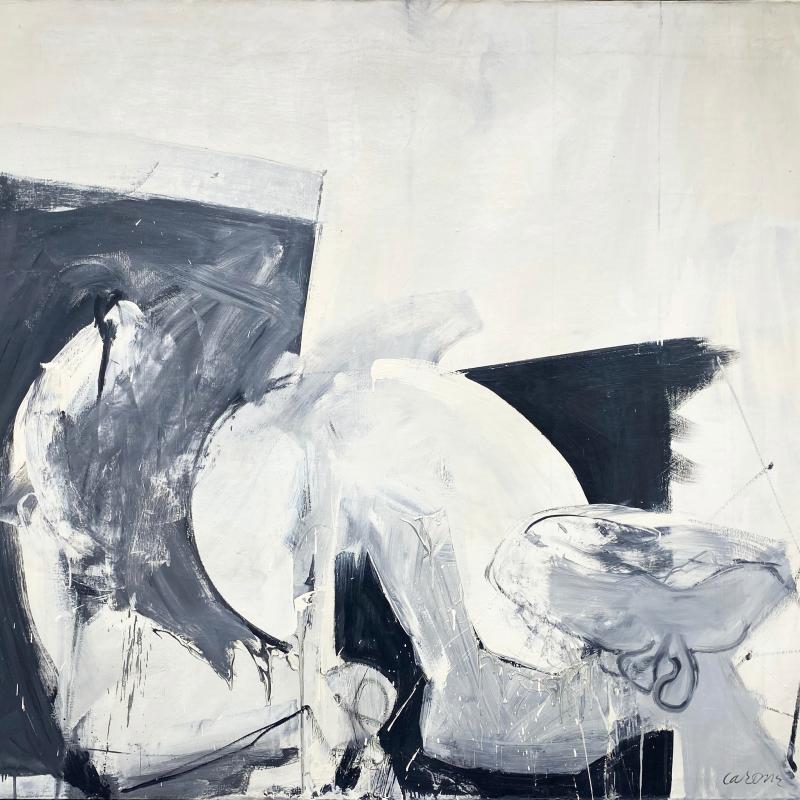 Nicolas Carone, White Black, 1959