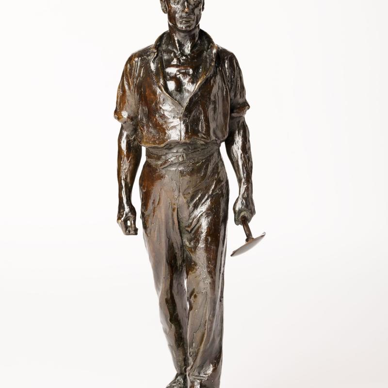 Max Kalish, Laborer with Shovel, 1932, cast by 1945