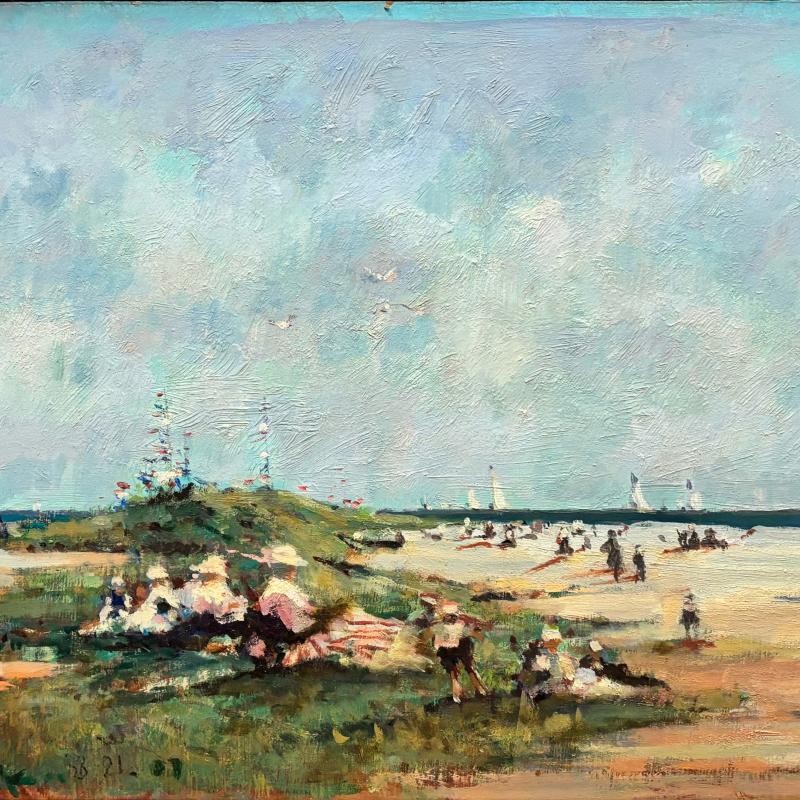 Donald R. Purdy, Beach Scene, 1988
