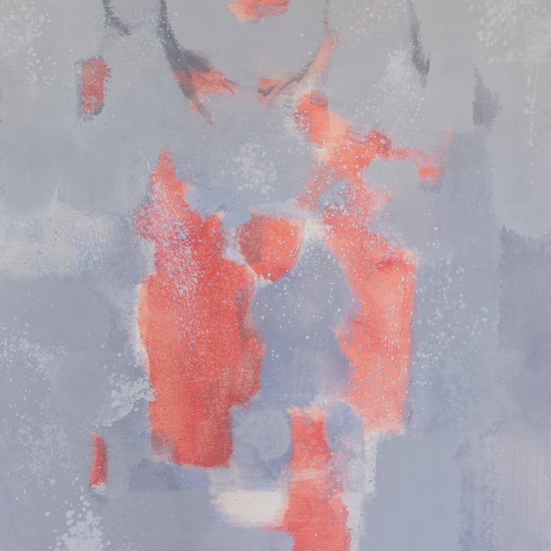 Carl Holty, Red, Gray #5, 1969