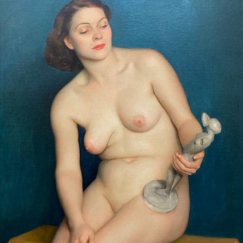 William McGregor Paxton, Nellie Looks Down on Phryne, 1924