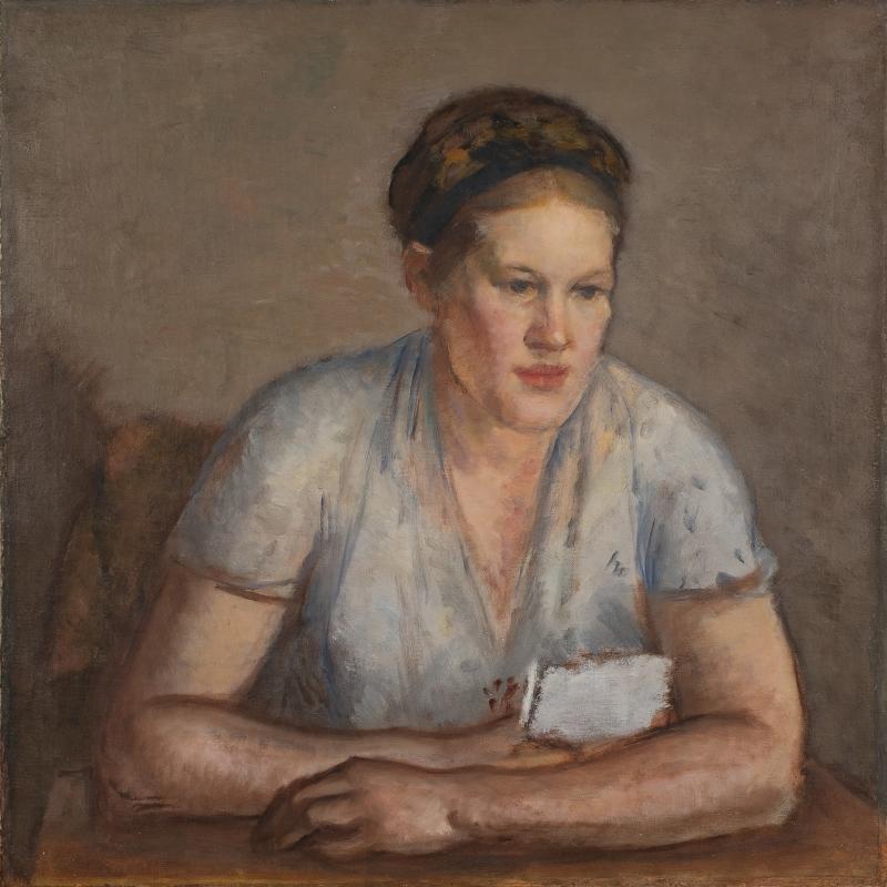 Simka Simkhovitch, Elsa Reading a Letter, Circa 1940