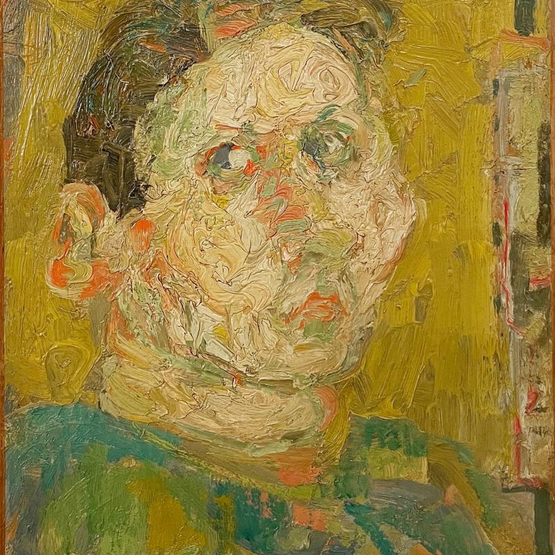 André Cottavoz, Portrait Jaune, 1955