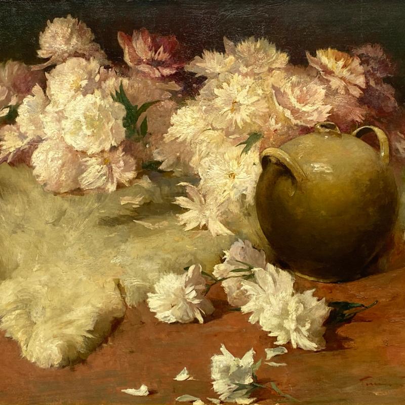 Soren Emil Carlsen, Peonies, 1886
