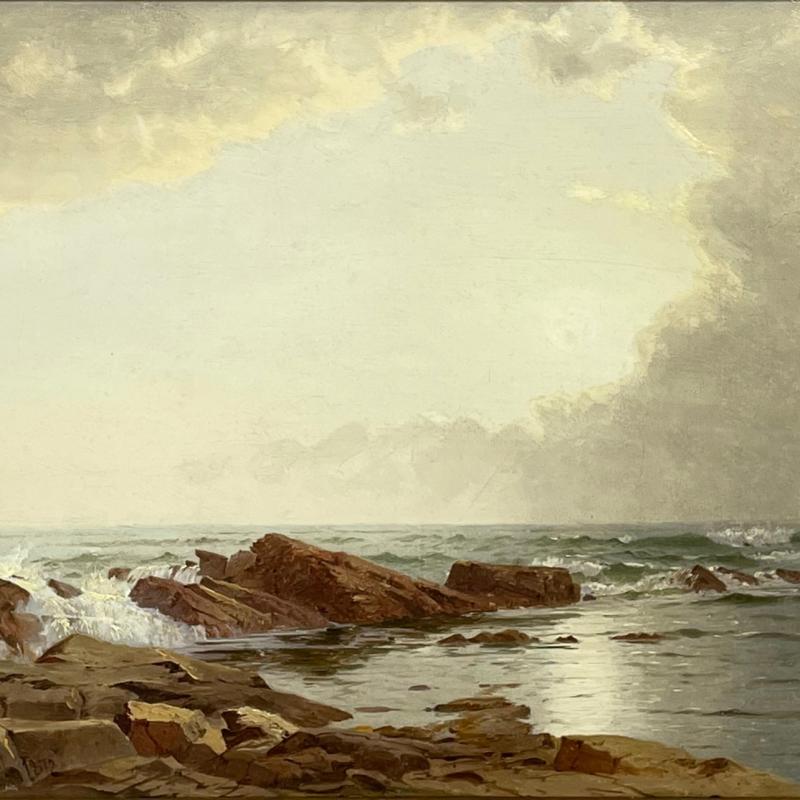 William Trost Richards, Conanicut Island, Jamestown 1872, 1872