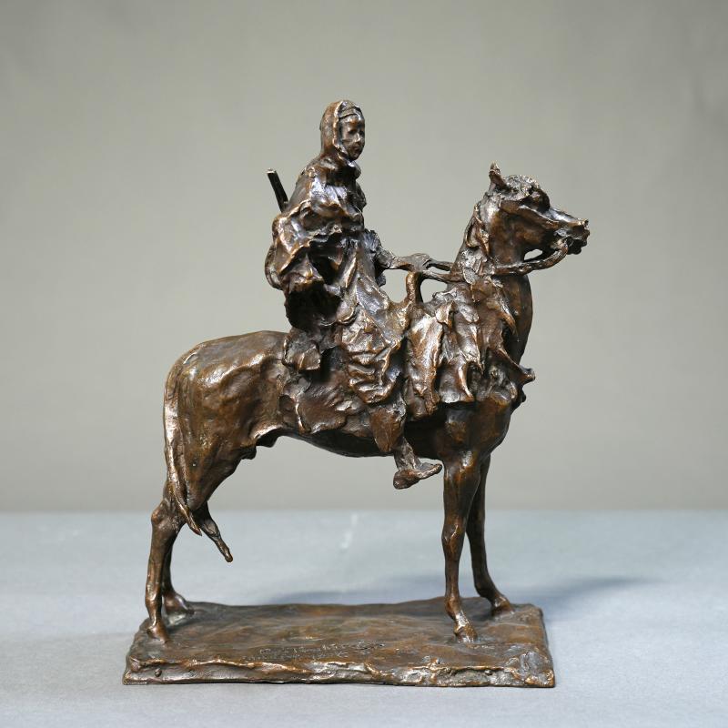 Prince Paul Troubetzkoy, A Berber and Arab Stallion, 1891