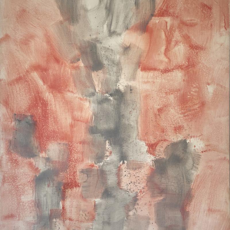 Carl Holty, Pink, Gray, 1972
