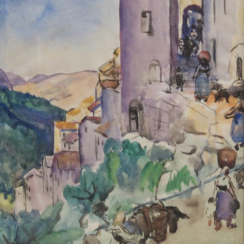 Martha Walter, Up the Hill, Circa 1930