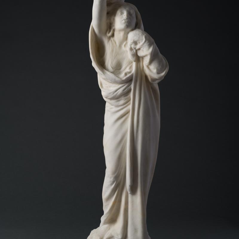 Gutzon Borglum, Draped Woman, 1902-1915