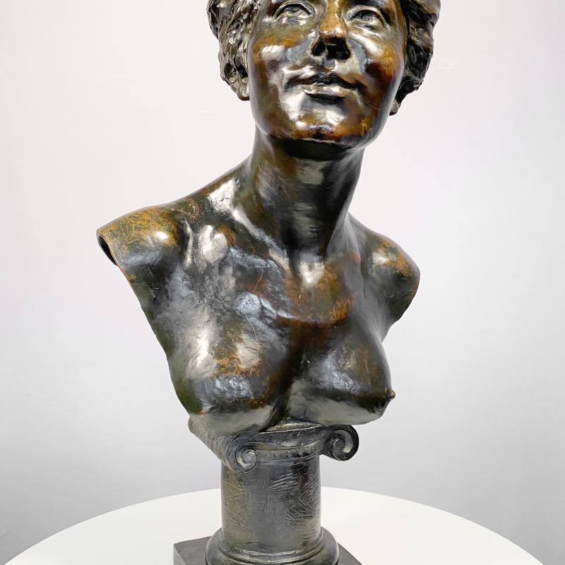 John Joseph Boyle, Portrait Head of a Woman, late 19th century