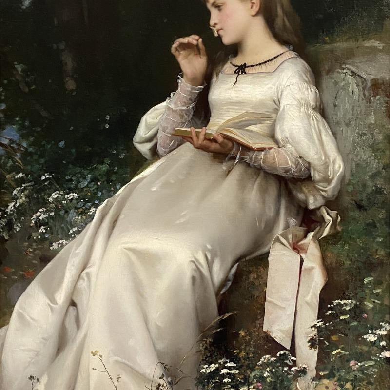Leon Jean Basile Perrault, Jeune Fille Lisant une Lettre, 1877