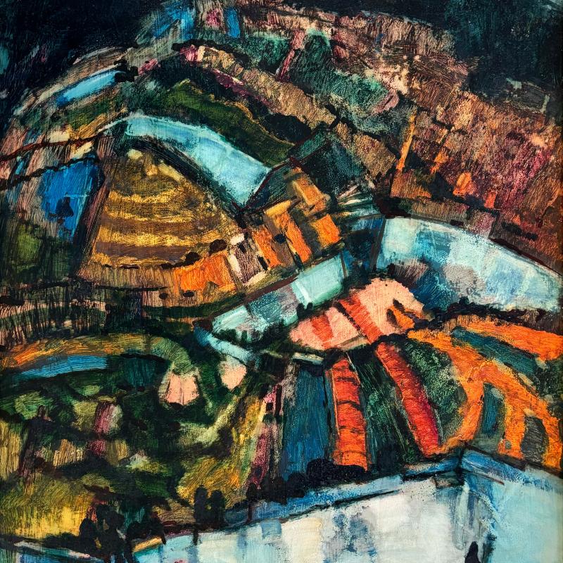 Donald R. Purdy, Abstract Fields with Coast, 1960