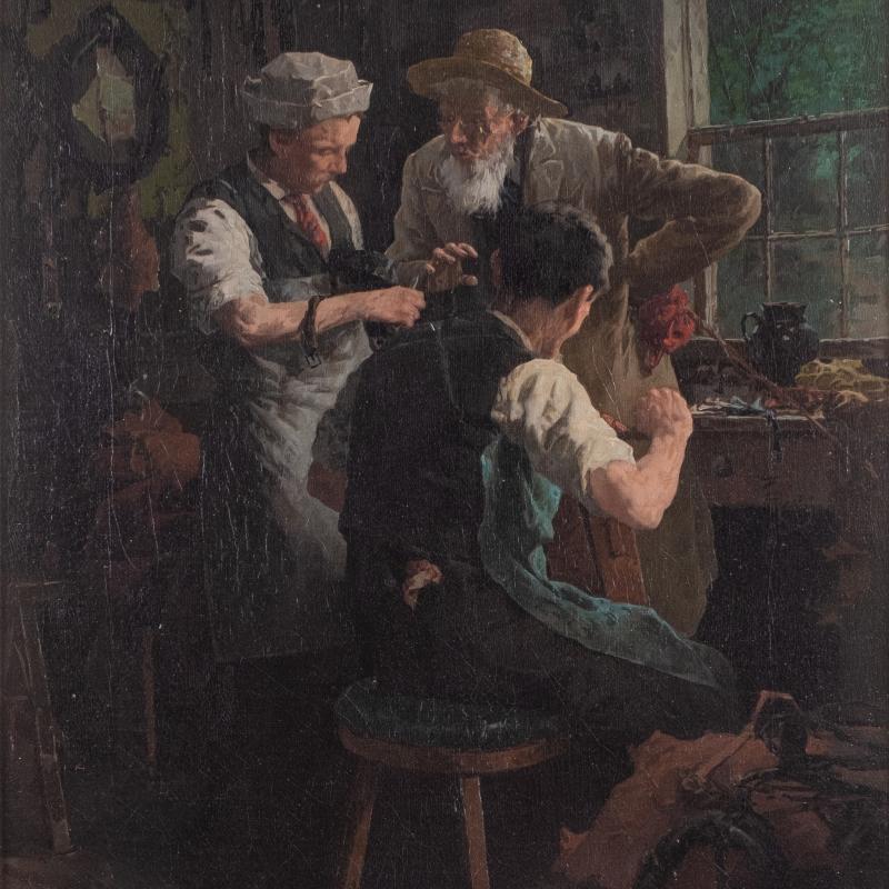 Louis Charles Moeller, In the Workshop, 1900