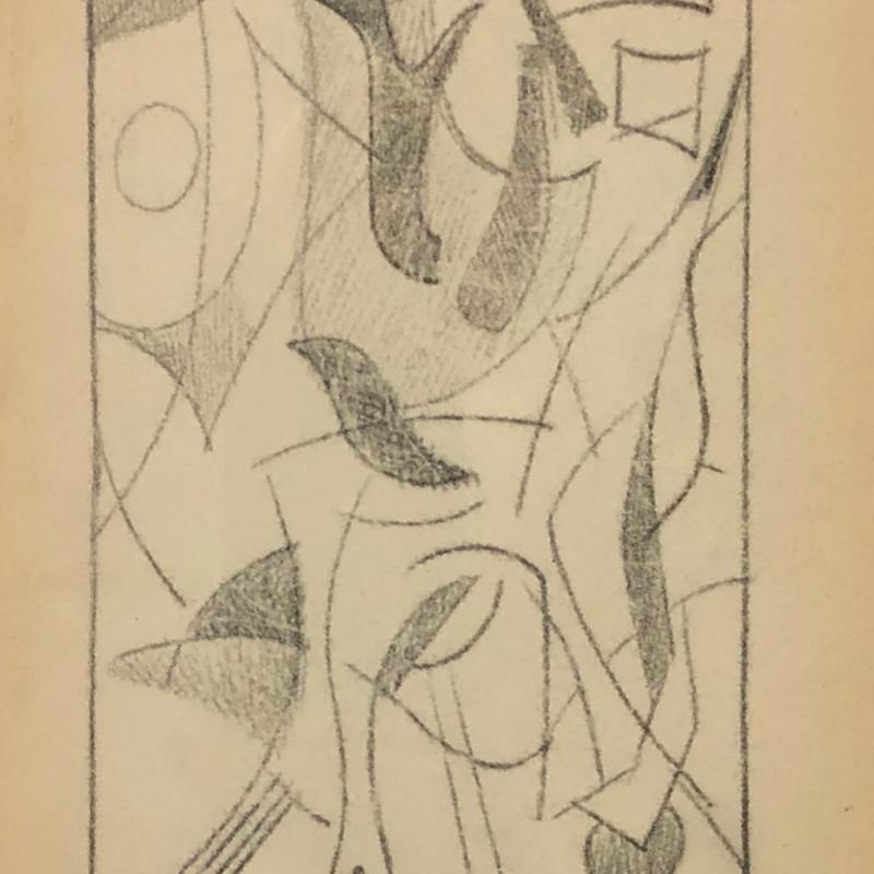Carl Holty, Horse and RiderSketchbook #2, c. 1935